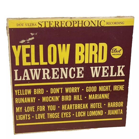 Lawrence Welk Yellow Bird (Vinyl, 1961) Dot Records DLP 25389 Good LP Record - Picture 1 of 12
